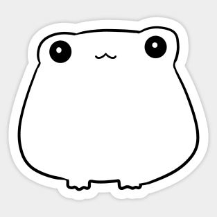 Cute Frog Outline Sticker